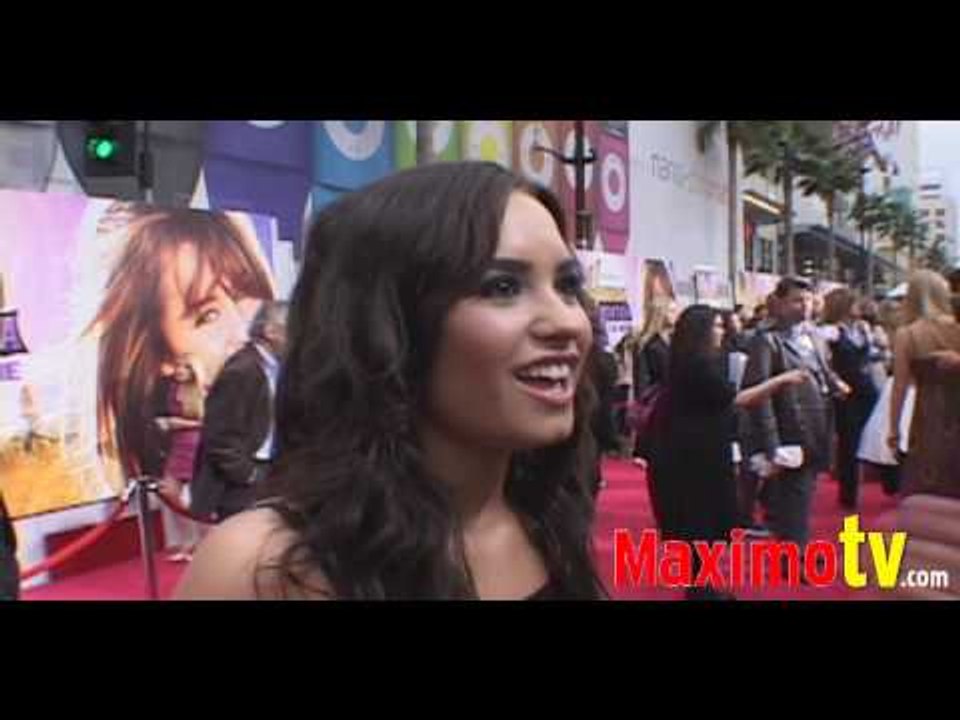 Demi Lovato on getting nervous doing the Red Carpets