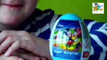 OEUF SURPRISE  Disney mickey & planes-UNBOXING SURPRISE EGGS  video Mickey Mouse Club house