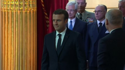 Emmanuel Macron is inaugurated as the president of France