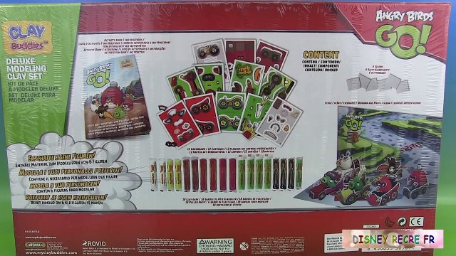 Angry Birds Clay Buddies Play Doh Super Pack Pâte à modeler Jeux pour Garçon