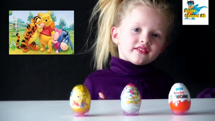 3 OEUF  SURPRISE -FILLY-WINNIE POOH ET KINDER SURPRISE#3 SURPRISE EGGS