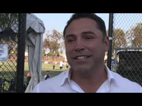 oscar de la hoya gives details about canelo vs smith - vid golden boy boxing EsNews Boxing