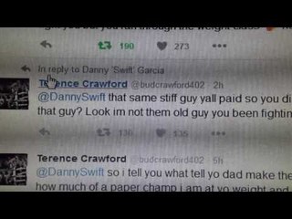 Danny Garcia & Terence Crawford Exchange jabs on twitter EsNews Boxing
