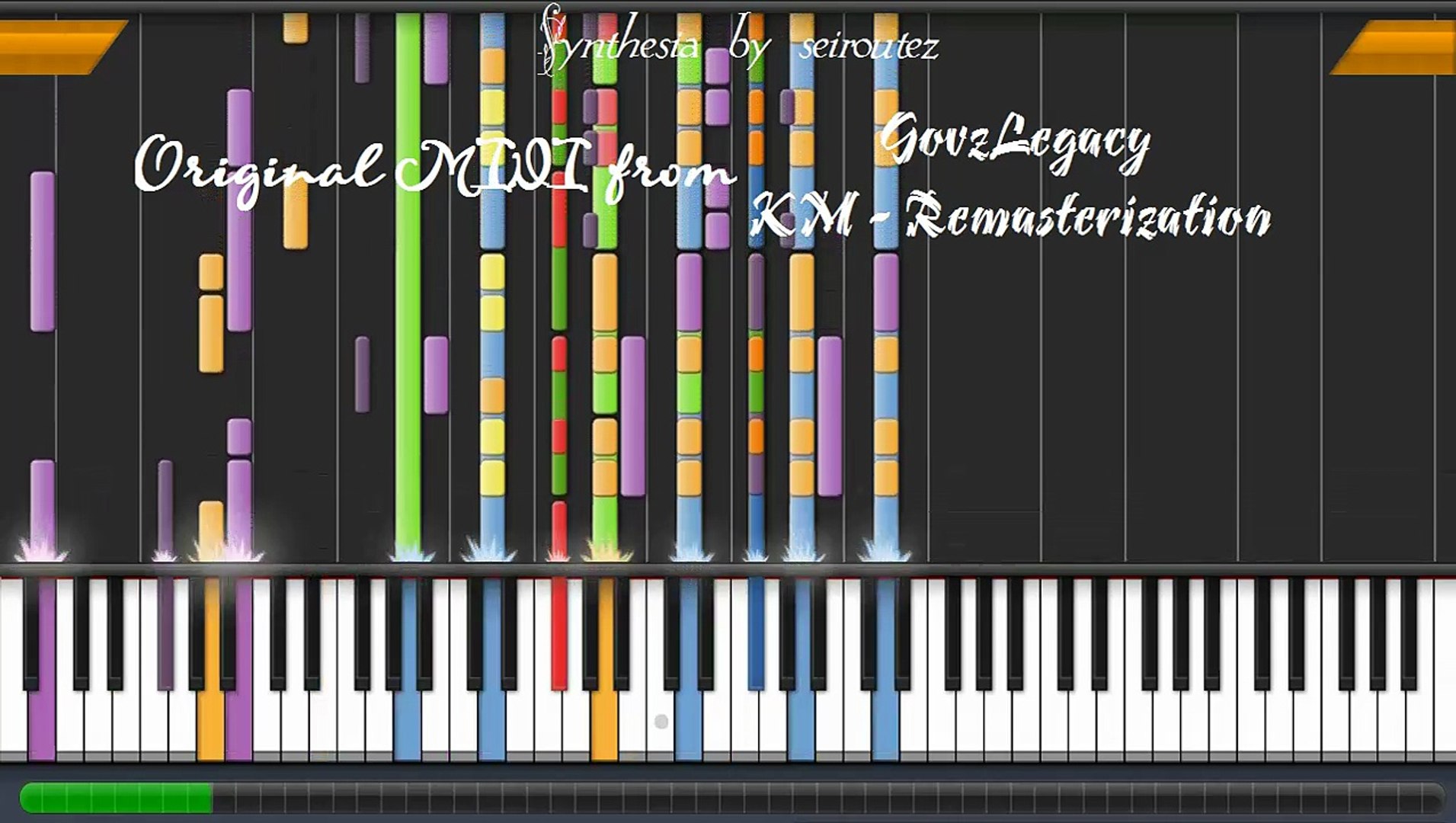 Synthesia Midi Anime Re Creators Op 1 Gravitywall 澤野弘之sawanohiroyuki Nzk Video Dailymotion