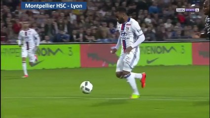 0-2 Alexandre Lacazette Goal  - Montpellier HSC 0 - 2 Lyon - 14.05.2017
