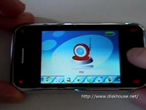 2.4TFT液晶iPhone/iPod touchタイプMP3/MP4プレーヤー