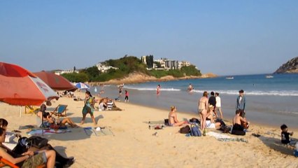 Shek O beach Hong Kong 石澳村 March 2013