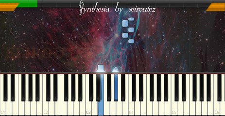 [Synthesia][MIDI][Piano] c_itch HarpSound