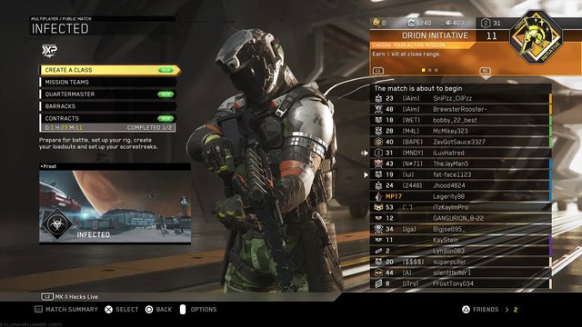 Call of Duty®: Infinite Warfare (Lets Go Infected!)