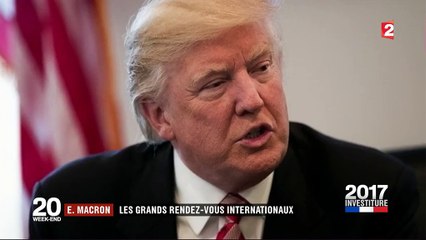 Emmanuel Macron :  les grands rendez-vous internationaux