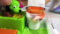 SUR GROSS DOG EATS POOP Big Egg Surprise Toilet Opening Toys Ugglys Pet Shop Wash Van Potty