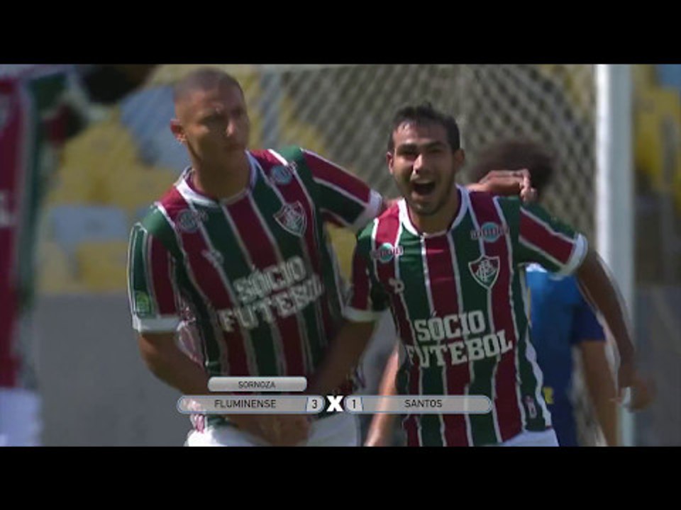 Brasileirão 2017 - Fluminense 3 x 2 Santos
