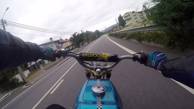 A. Iannone Sachs V5 RACING Polini Top Speed | #BlueDevil Conduçao Maniaca