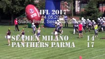 IFL 2017: Seamen Milano - Panthers Parma 14-17 (ot)