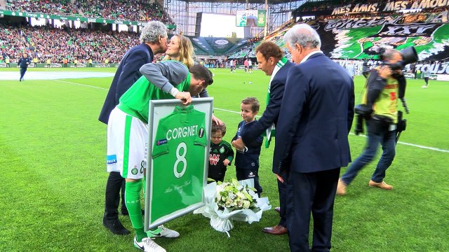 Benjamin Corgnet «touché» par l'hommage de l'AS Saint-Etienne