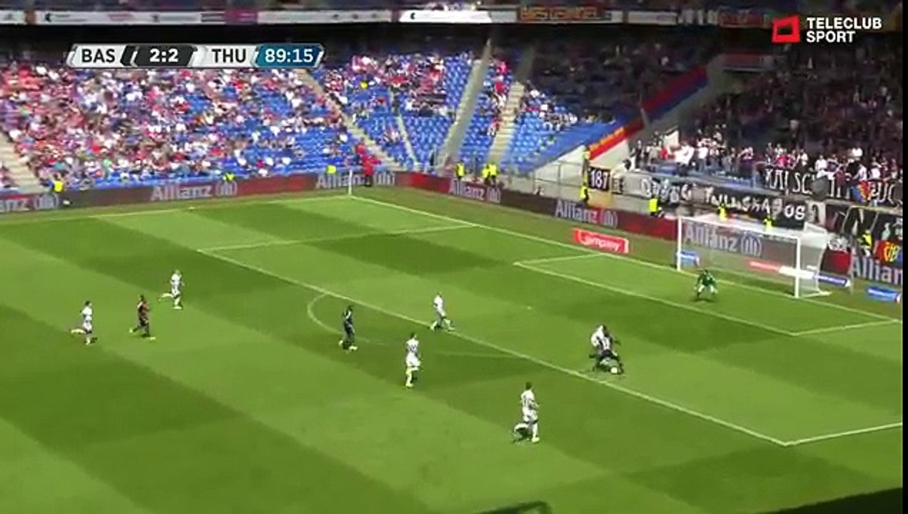 FC Basel 3:2 FC Thun (	Swiss Super League. 14 May 2017)