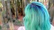 Blue Green Mermaid Hair Color Tutorial   Pulp Riot + Lunar Tides