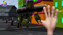 Finger Family Dinosaur Family Rhymes _ Animals Cartoon Finger Family Rhymes for Children-teHocN