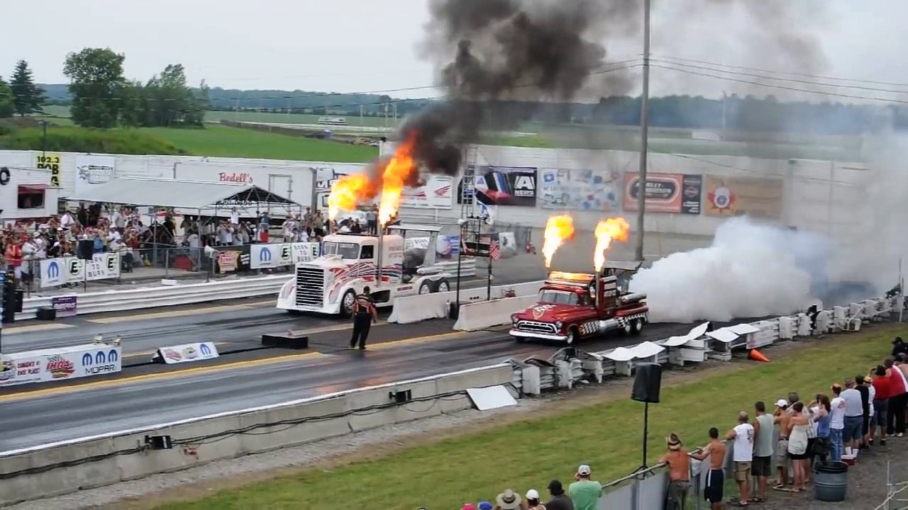 grand bend motorplex 2010 mopar nationals jet trucks 1-4 mile