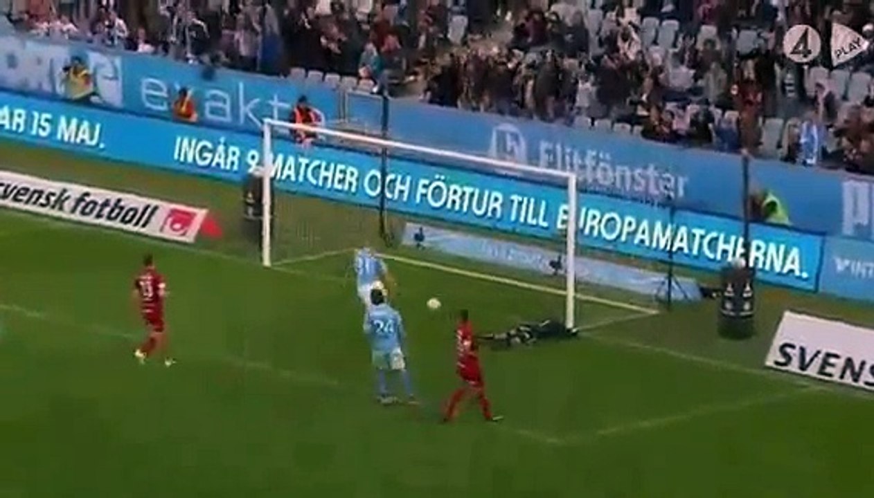 Malmoe 2:1 Ostersunds (Swedish Allsvenskan. 14 May 2017)