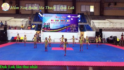 Aerobic mầm non 2017 - Aerobic Chú Ếch Con - Đơn vị huyện Ea Kar