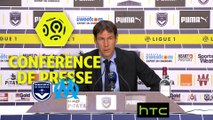 Conférence de presse Girondins de Bordeaux - Olympique de Marseille (1-1) : Ligue 1 / 2016-17