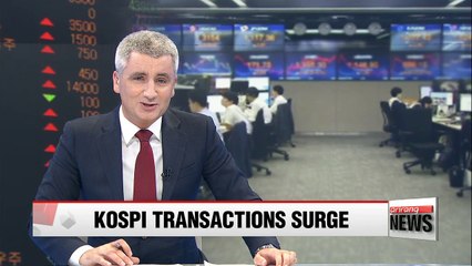 KOSPI's avg. daily transaction value hits US$ 5.9 bil. in May