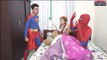 Superman vs Anna Love CHALLENGE! Spiderman and Frozen Elsa Prank Hulk vs Joker Kid Superhero Fun IRL