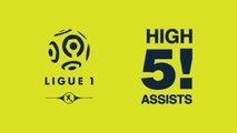 FOOTBALL: Ligue 1: Top 5 Assists - Matchday 37