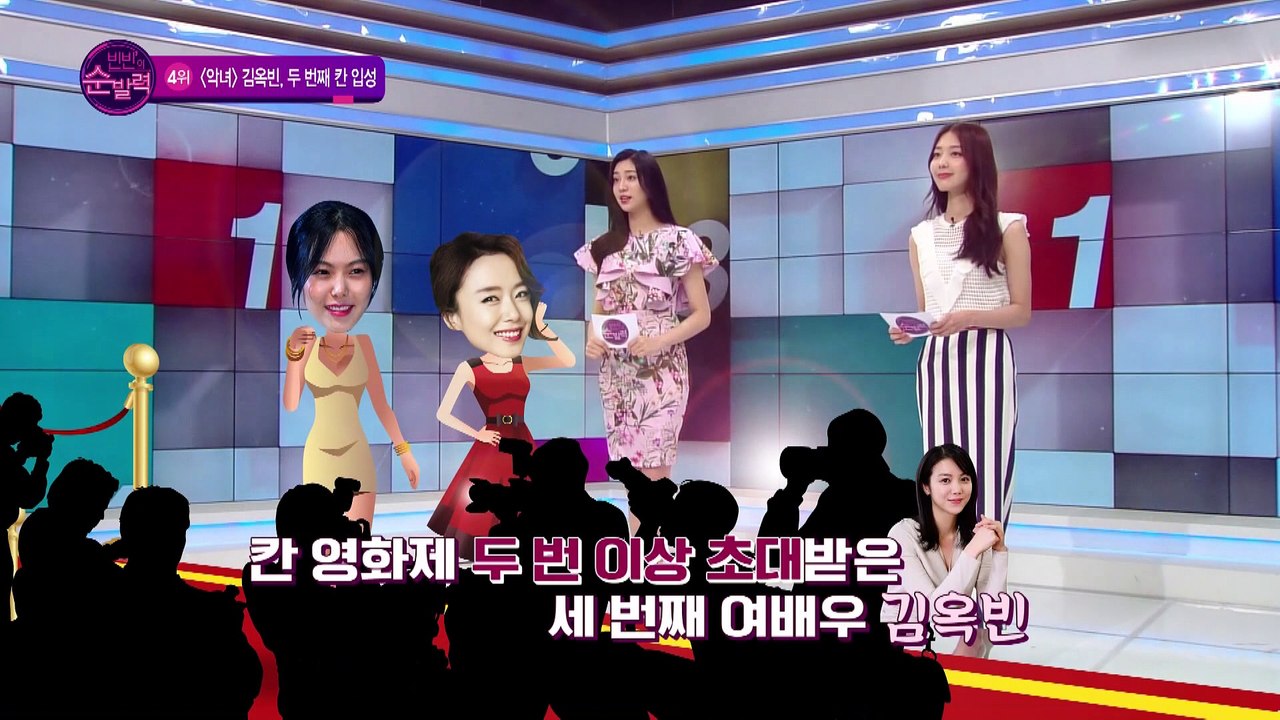 [빈빈의 순발력] 4위  악녀 김옥빈, 두 번째 칸 초청