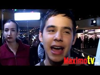 DAVID ARCHULETA Interview at Holiday of Hope Tree Lighting 2008