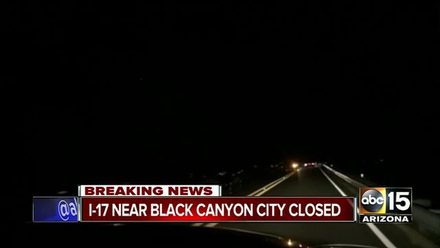 Multiple crashes on I-17 near Black Canyon City causes major traffic delays