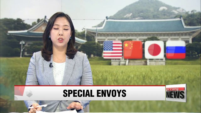 President Moon to send special envoys to U.S., China, Japan and Russia this week