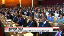 China pledges US$124 bil. for new Silk Road