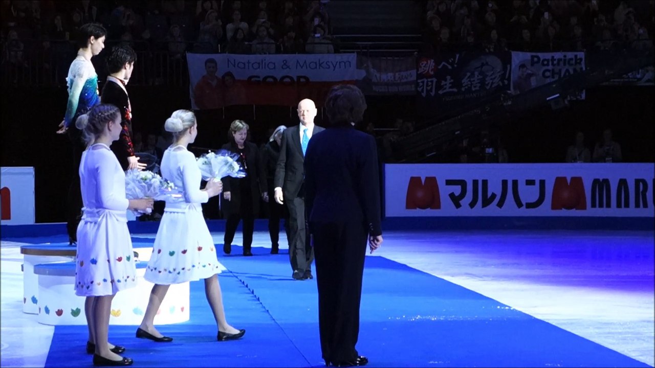 20170401 Yuzuru Hanyu 2017 World Victory Ceremony Part 1