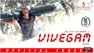Vivegam - Official Teaser _ Ajith Kumar, Vivek Oberoi, Kajal, Akshara _ Vetri _