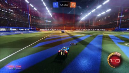 Rocket League: Probably the best shot I'm ever going to hit.