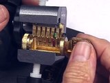 ---Lock Picking How-To with Cut Away Lock in Practice Stand
