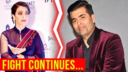 ANGRY Kajol Cuts A Reporter's Call On Karan Johar's Question