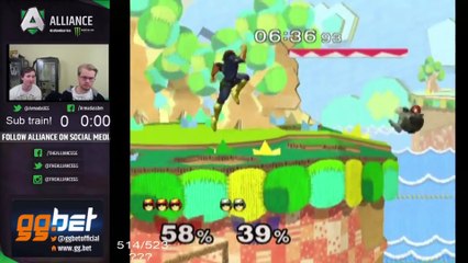 Super Smash Bros: When the stream ruins a perfect combo