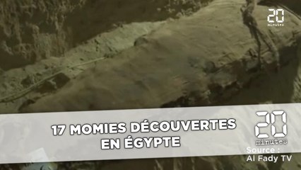 17 momies découvertes en Égypte