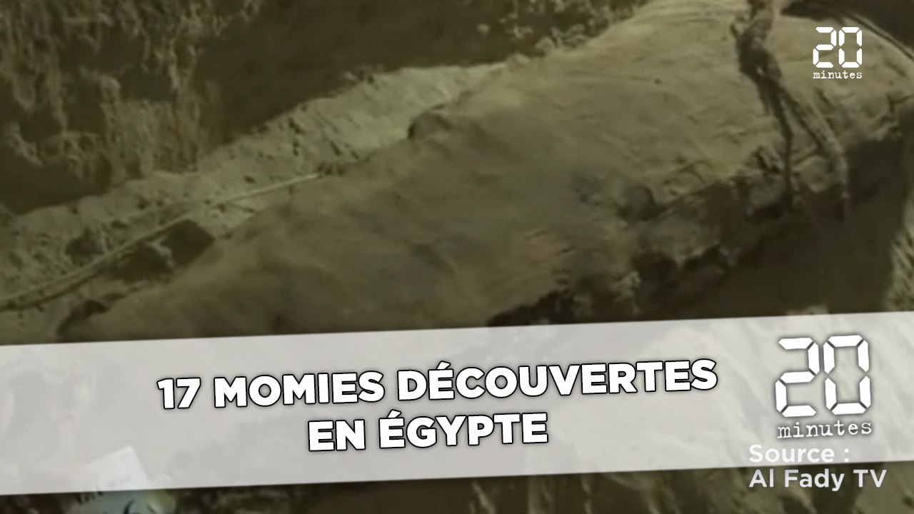 17 momies découvertes en Égypte