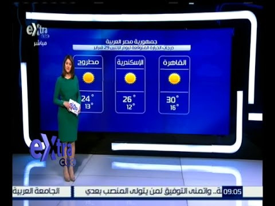 غرفة الأخبار | تعرف على درجات الحرارة المتوقعة...