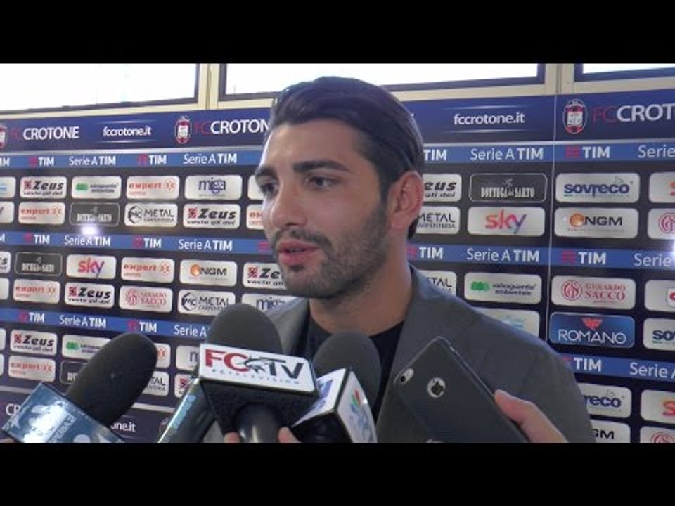 Crotone-Udinese, il DG Raffaele Vrenna e mister Nicola in Mixed Zone