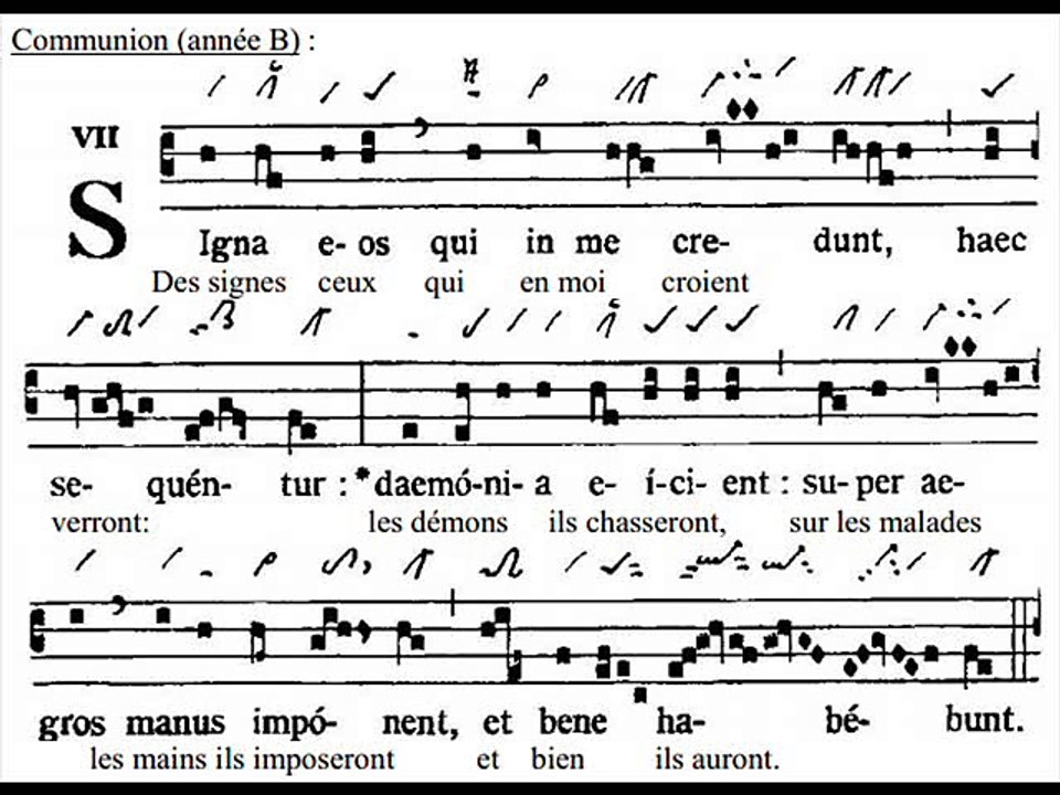 Communio Signa eos, Ascensione Domini (Ascension)