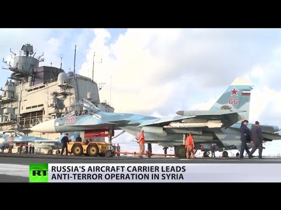 Flagship of the Russian Navy in Syria: Onboard aircraft carrier Admiral Kuznetsov