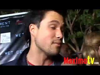 Michael Copon Interview at Wet Cement Fashion Event