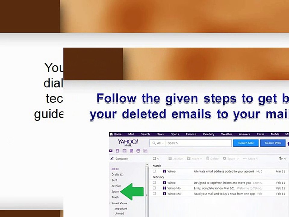 How To Restore The Deleted Mails From Trash To Your Inbox In Yahoo Mail?