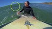 Un surfeur se retrouve avec un requin juste derrière lui