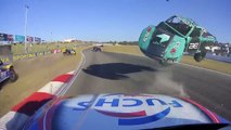2017 Stadium SUPER Trucks Jake Kostecki Crash Perth, Australia